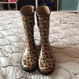 Cheetah Print Sperry boots